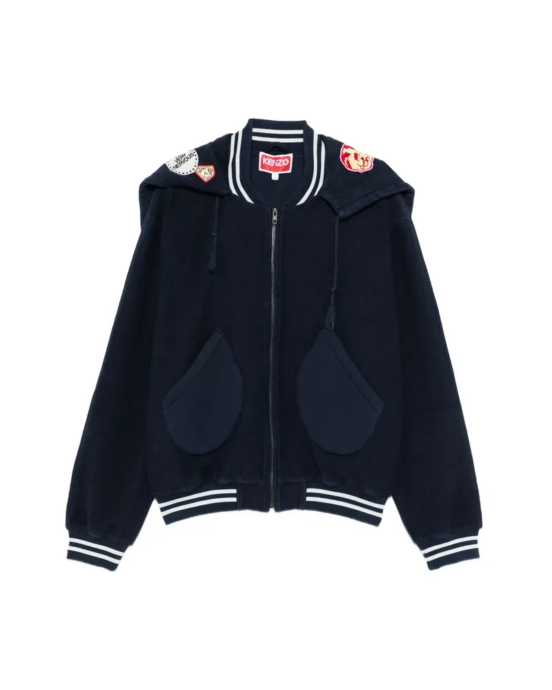Kenzo Appliqué Jacket Blue