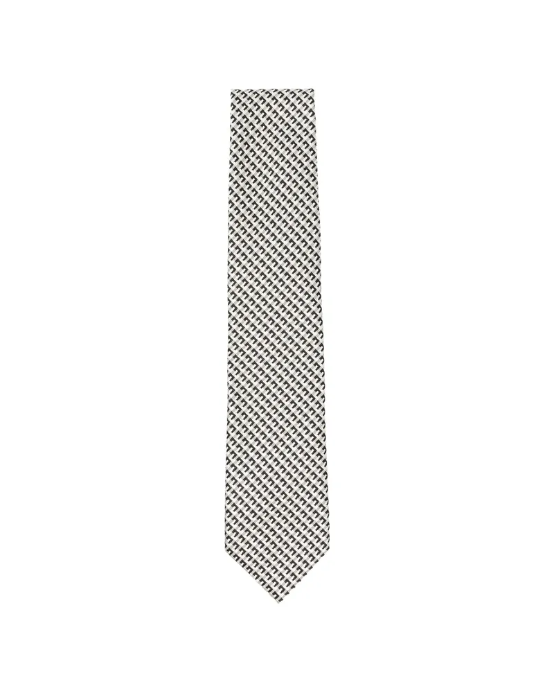 Tom Ford Patterned Tie Neutrals