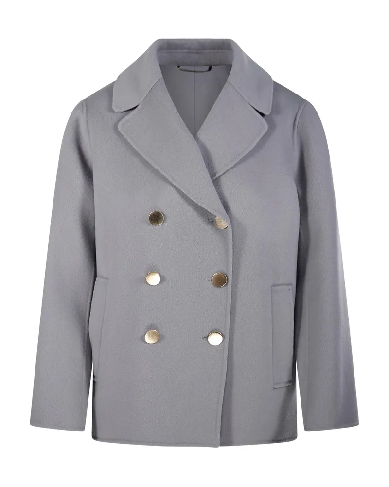 Max Mara Buttoned Coat Grey