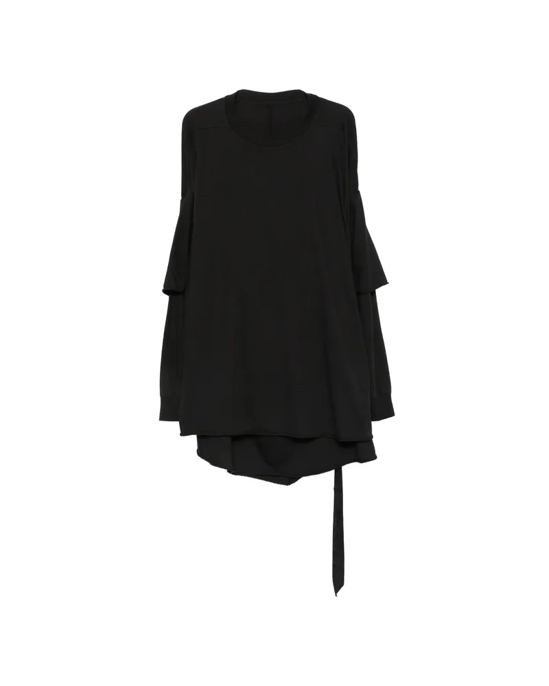 DRKSHDW by Rick Owens Layered-sleeve Oversized T-shirt Black