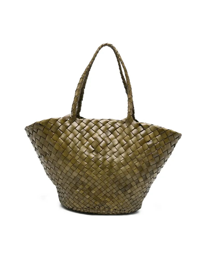Dragon Diffusion Egola Woven Tote Bag Green