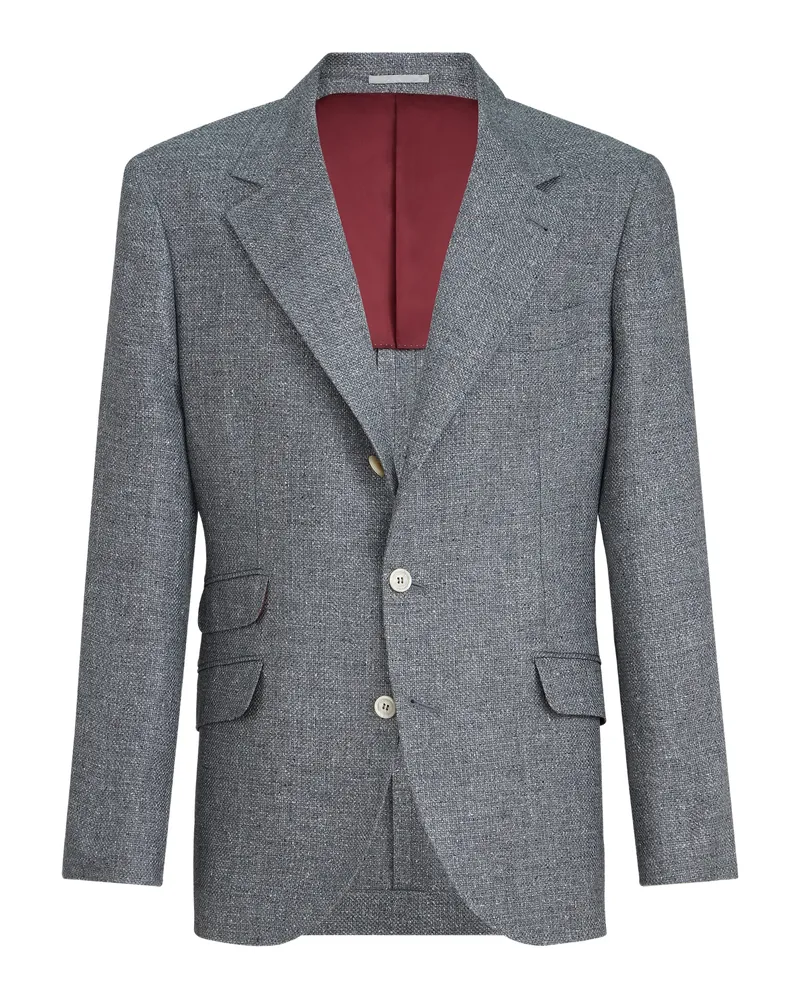 Brunello Cucinelli Single-breasted Blazer Grey