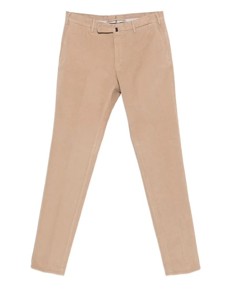 Incotex Stretch-cotton Trousers Brown