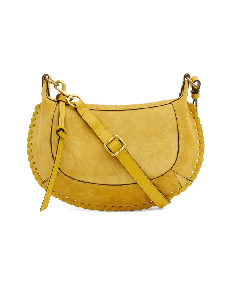 Isabel Marant Oskan Moon Leather Shoulder Bag Yellow