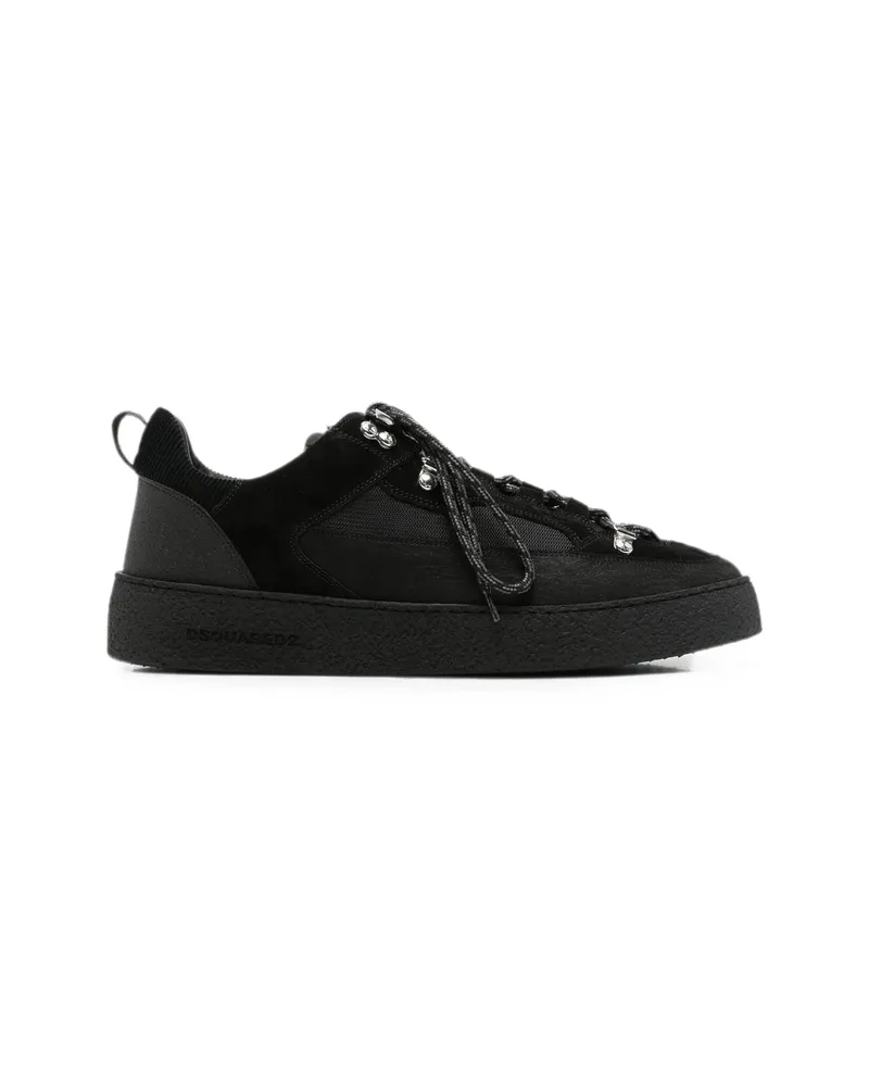 Dsquared2 Panelled Lace-up Sneakers Black