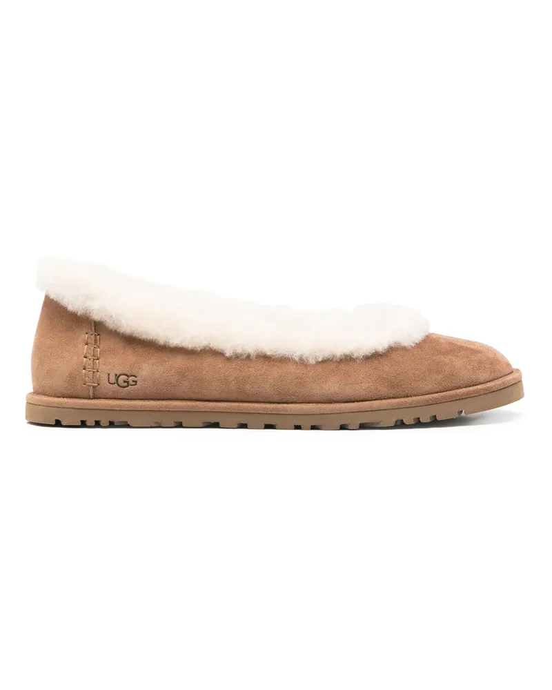 UGG Zora Ballet Flats Brown