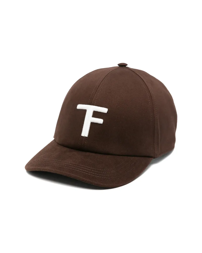 Tom Ford Logo-embroidered Baseball Cap Brown