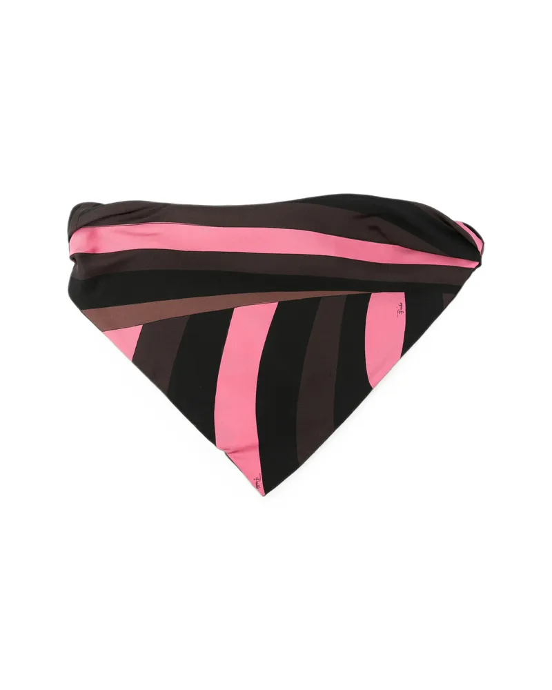 Emilio Pucci Geometric-print Hairband Black