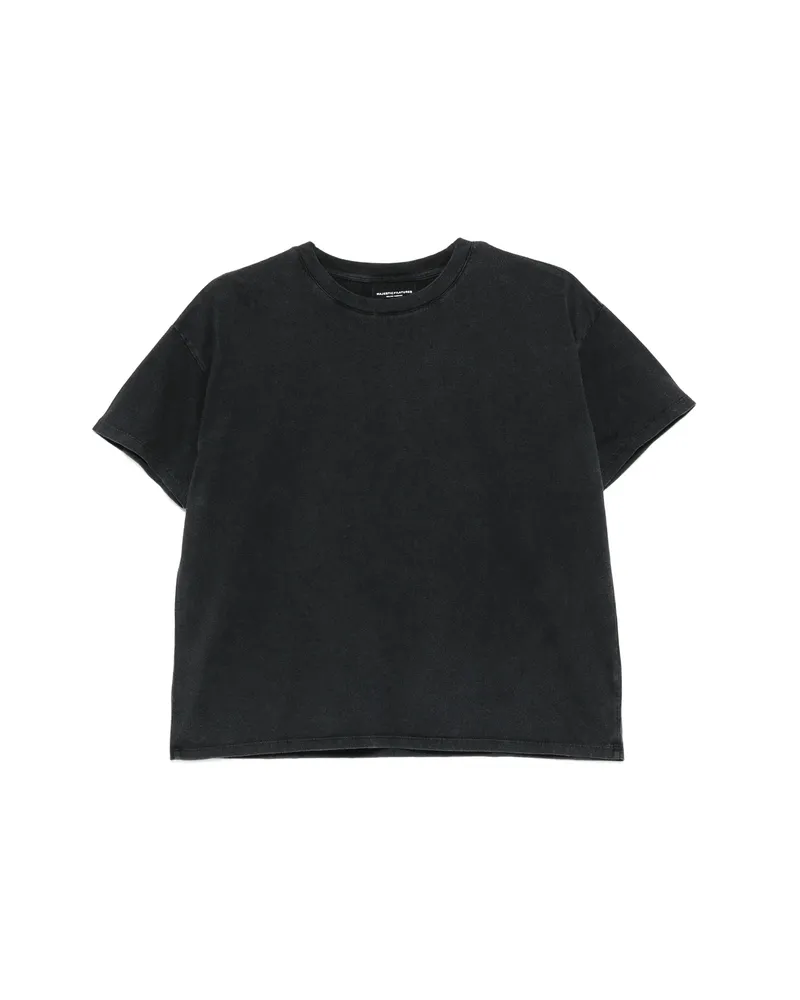 Majestic Logo-embroidered T-shirt Black