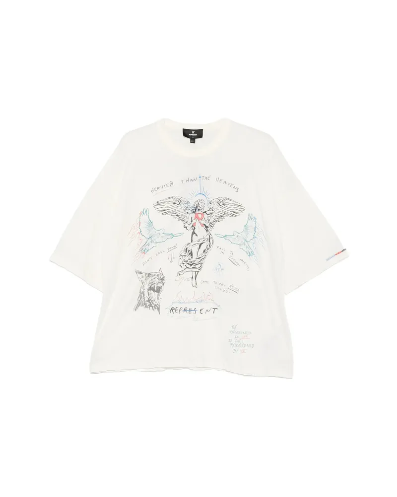 REPRESENT Graphic-print T-shirt White