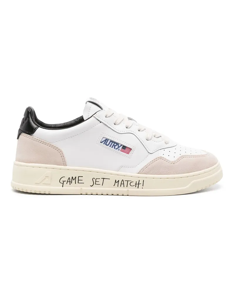 AUTRY Medalist Leather Sneakers White