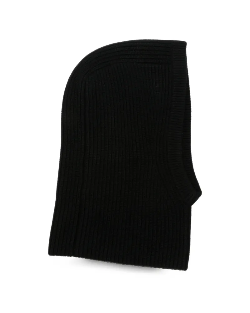 FRANKIE Shop Corin Ribbed-knit Balaclava Black
