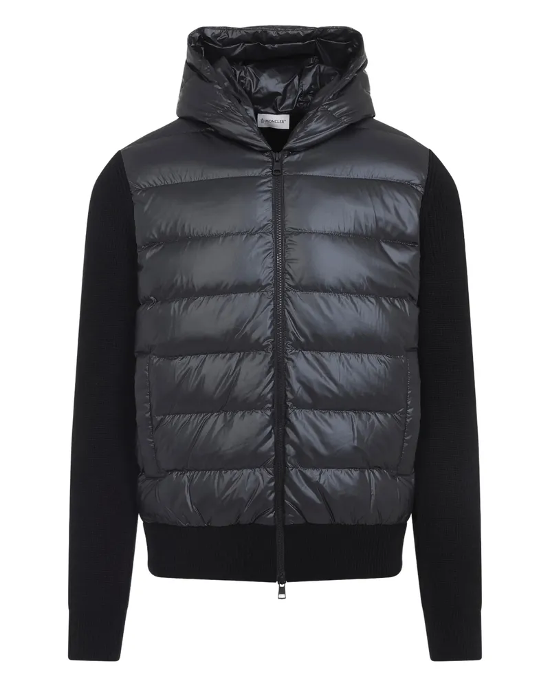 Moncler Quilted-panel Hooded Jacket 