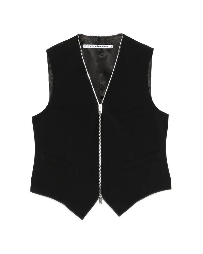 Alexander Wang Zip-fastening Vest Black