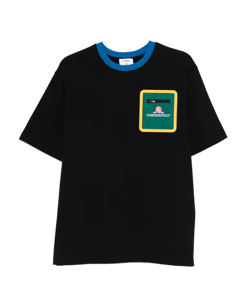 Casablanca Paris Montagne T-shirt Black