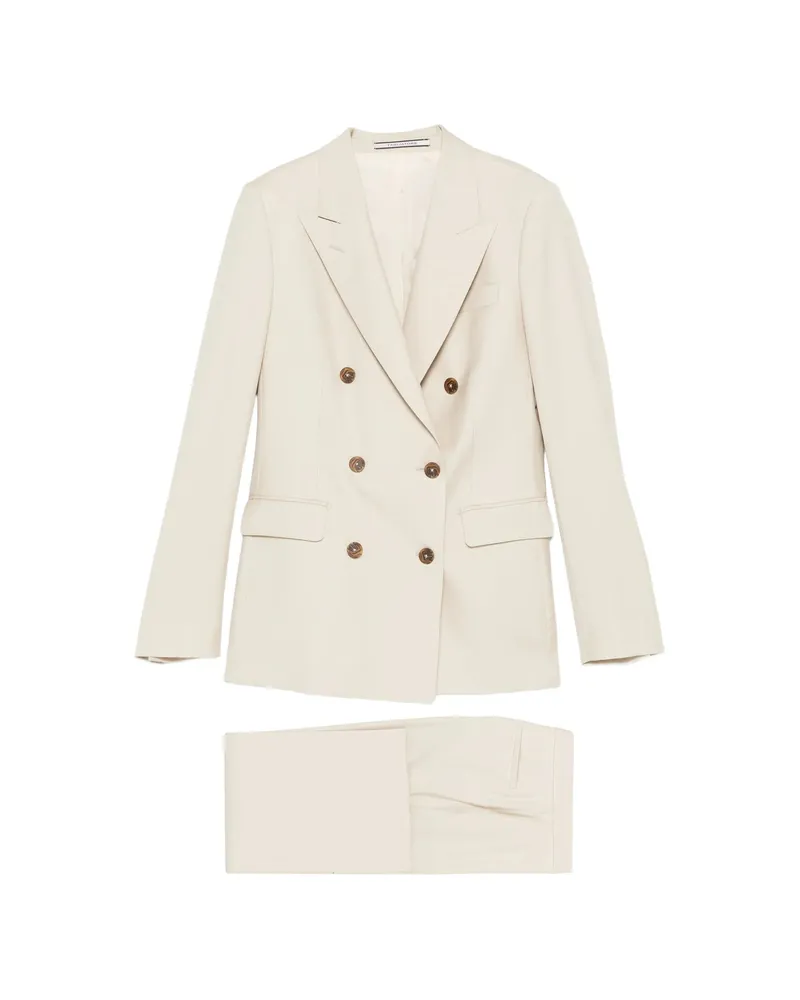 Tagliatore Double-breasted Suit Neutrals