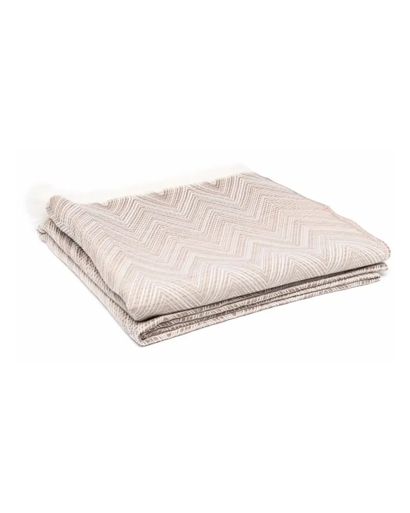 Missoni Home Zig-zag Woven Blanket Neutrals