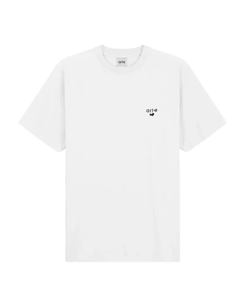 Arte Antwerp Logo-detail Round-neck T-shirt White