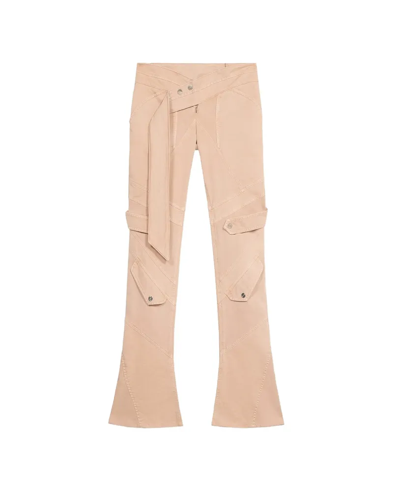 Blumarine Belted Trousers Neutrals