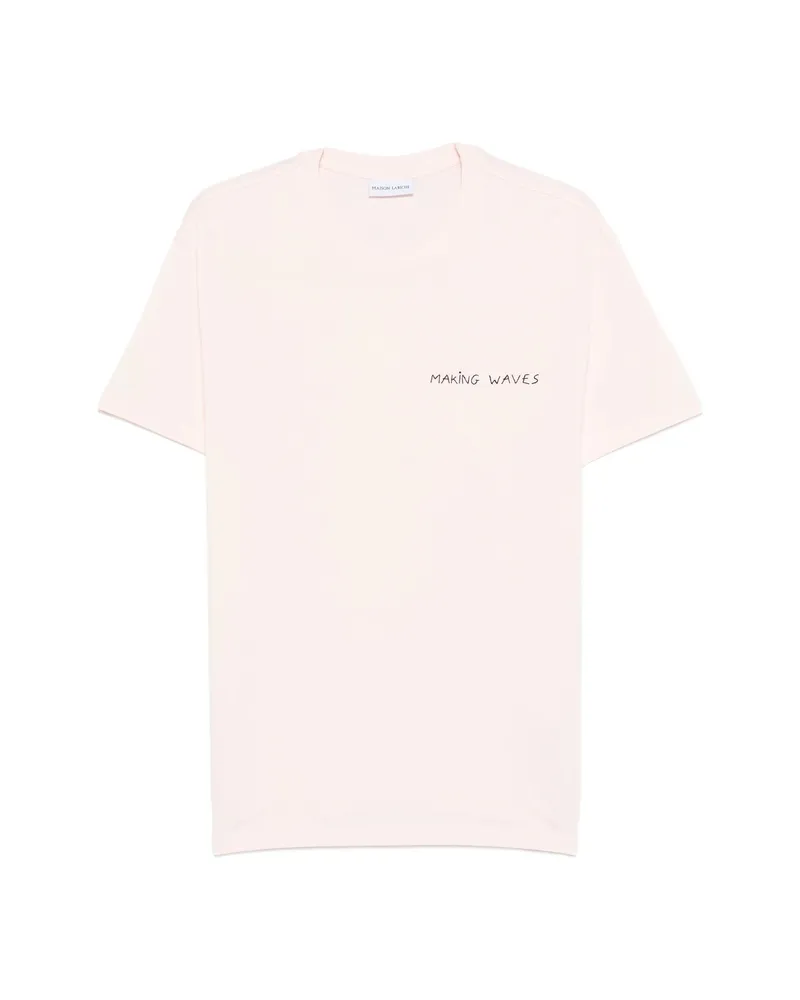 Maison Labiche Popincourt Embroidered T-shirt Pink