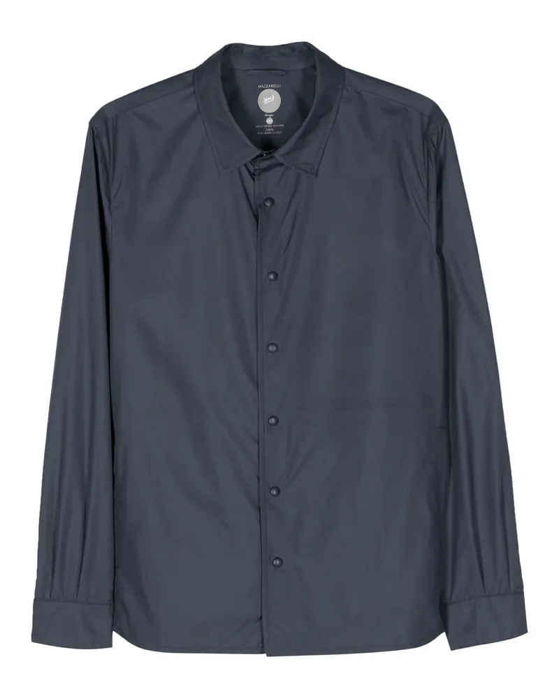 MAZZARELLI Long-sleeve Shirt Jacket Blue
