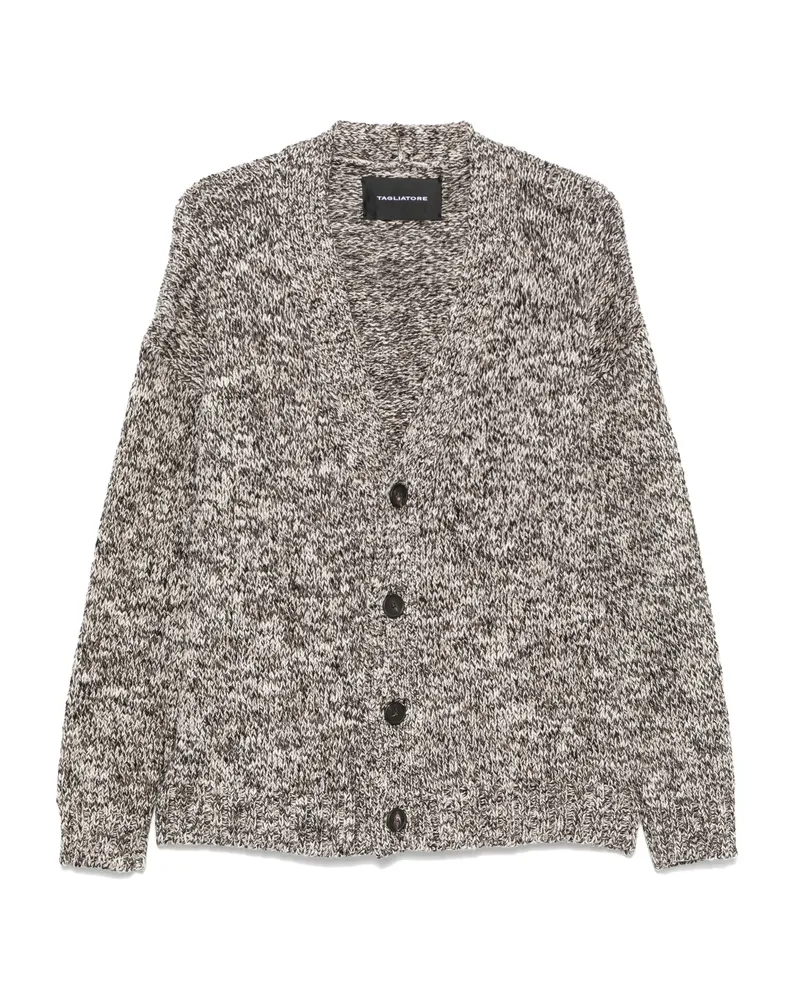 Tagliatore Wool-blend Cardigan Neutrals