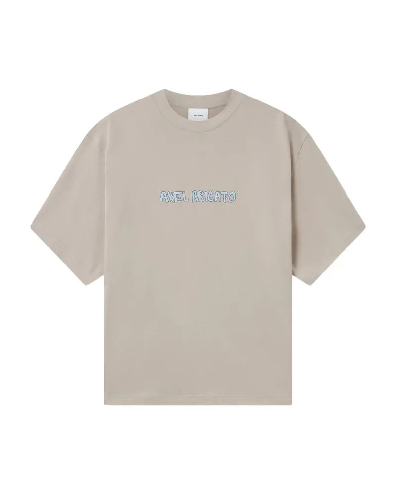 Axel Arigato Logo-print T-shirt Neutrals