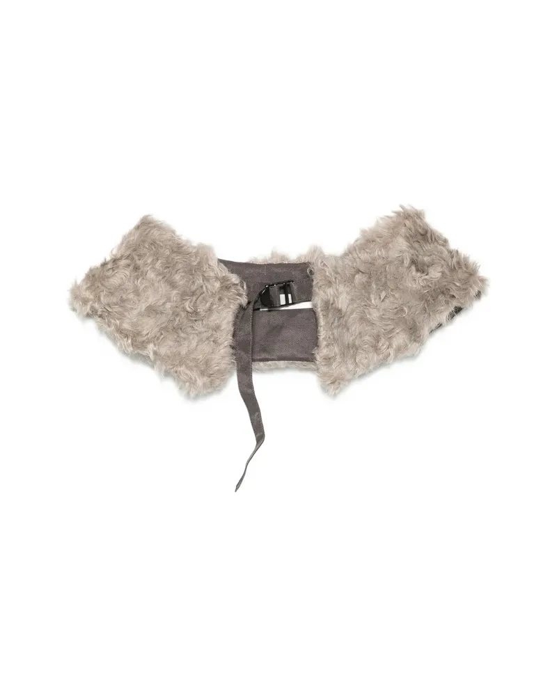 Our Legacy Buckle-fastening Scarf Grey