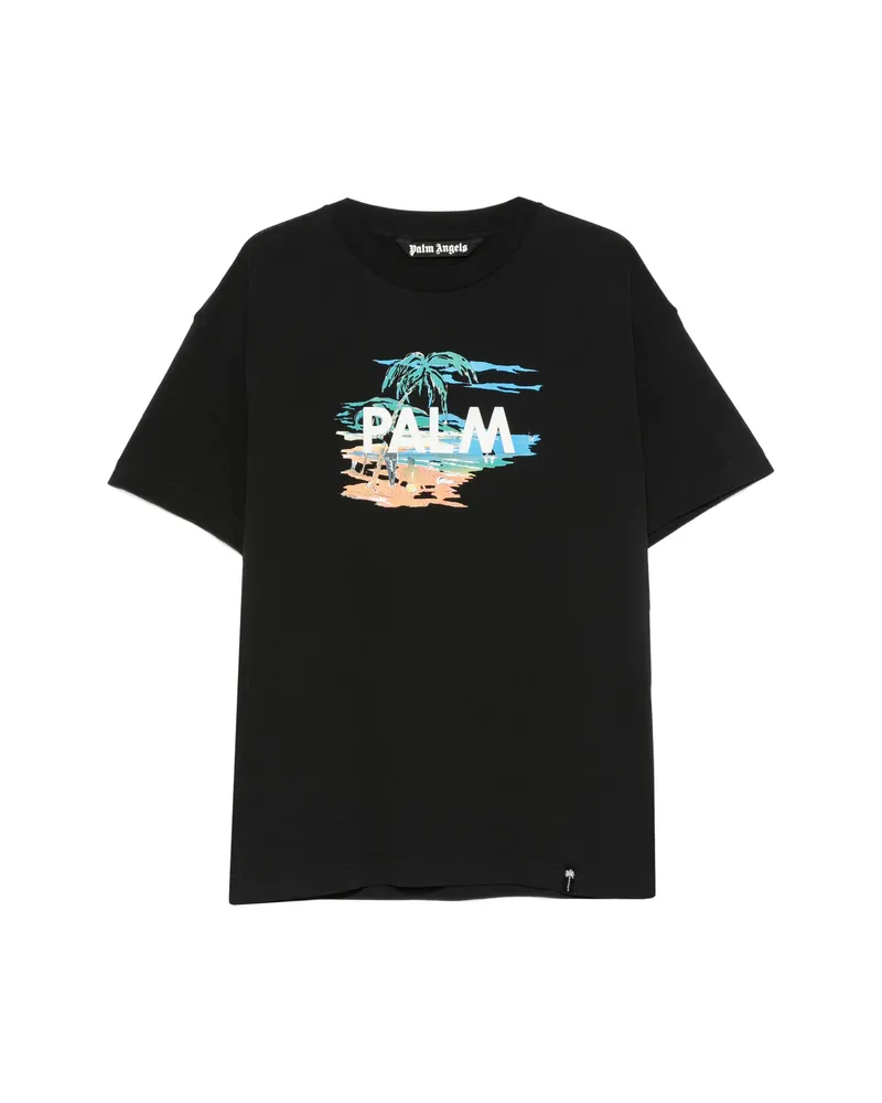 Palm Angels Short-sleeves T-shirt Black