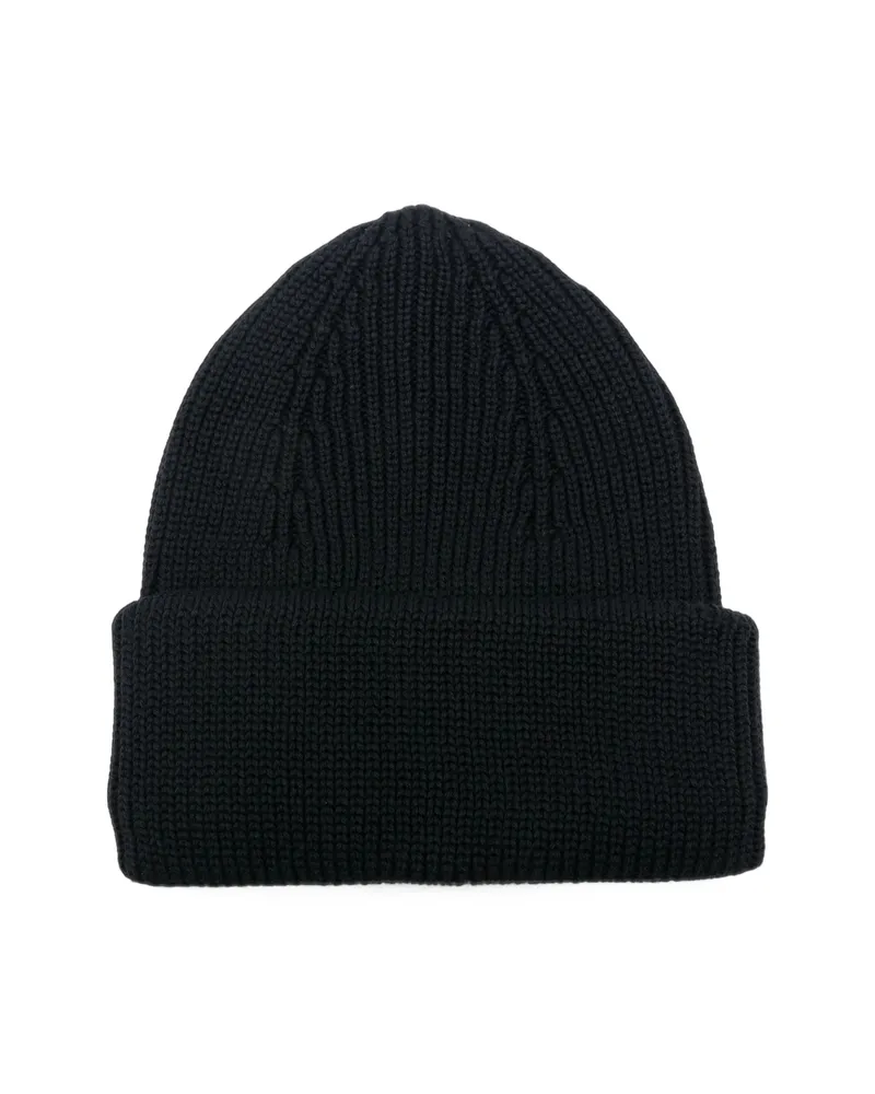 Roberto Collina Ribbed-knit Beanie Hat Blue