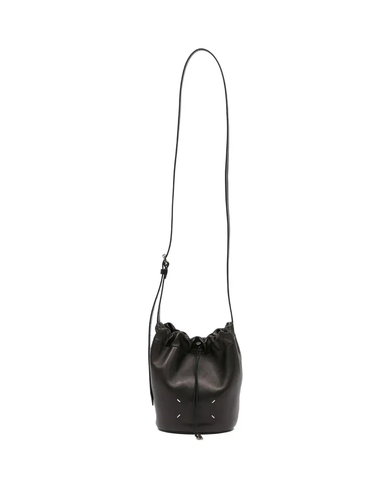 Maison Margiela Drawstring Pouch Bucket Bag Brown