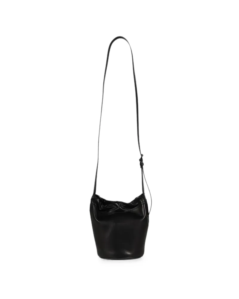 Maison Margiela Four Stitches Drawstring Bucket Bag Brown