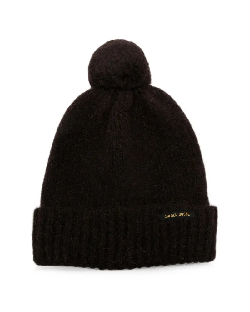 Golden Goose Didi Beanie Hat Brown