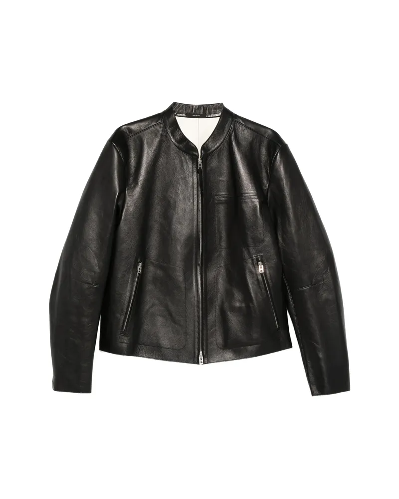 Tom Ford Zip-fastening Leather Jacket Black