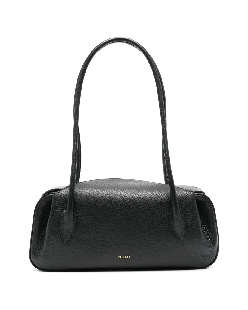 YUZEFI Oyster Shoulder Bag Black