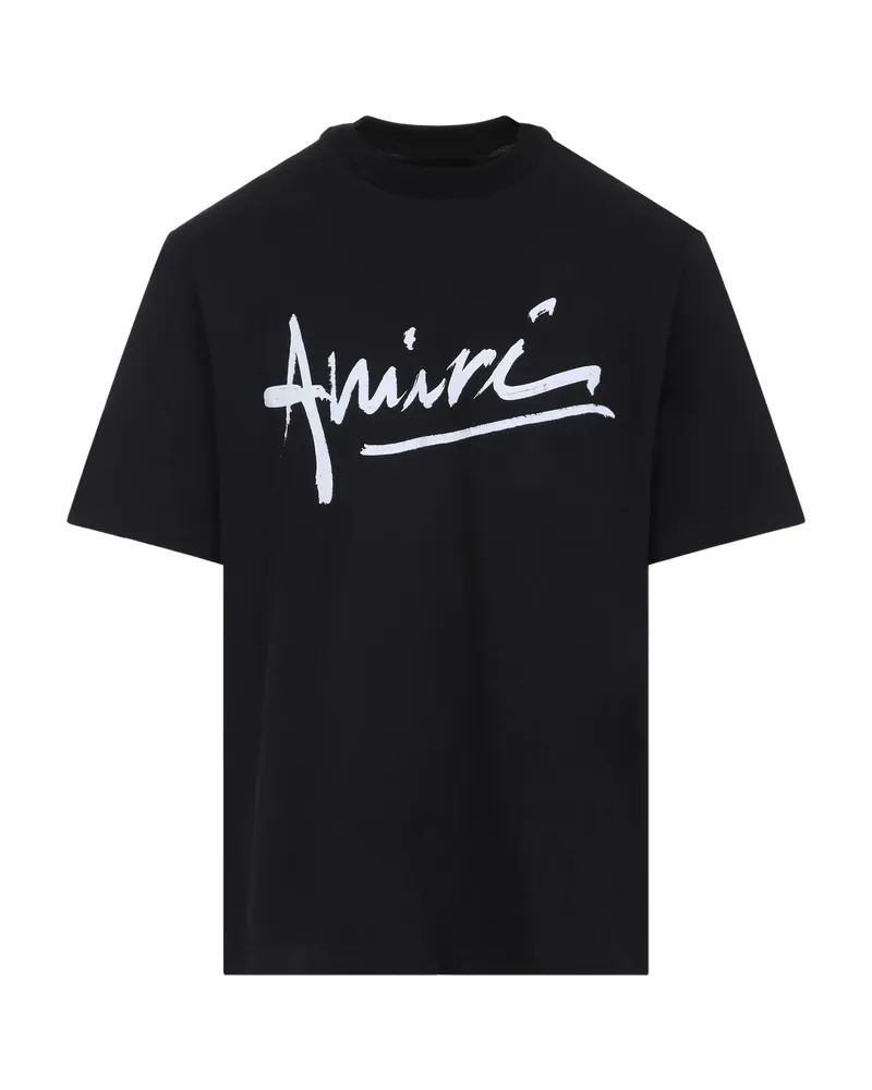 Amiri Script T-shirt Black