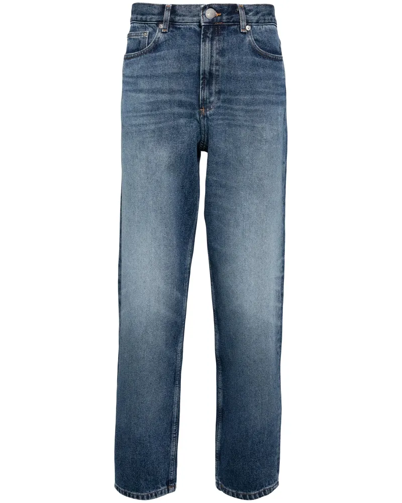 A.P.C. A. p.c. Washed Straight Jeans Blue
