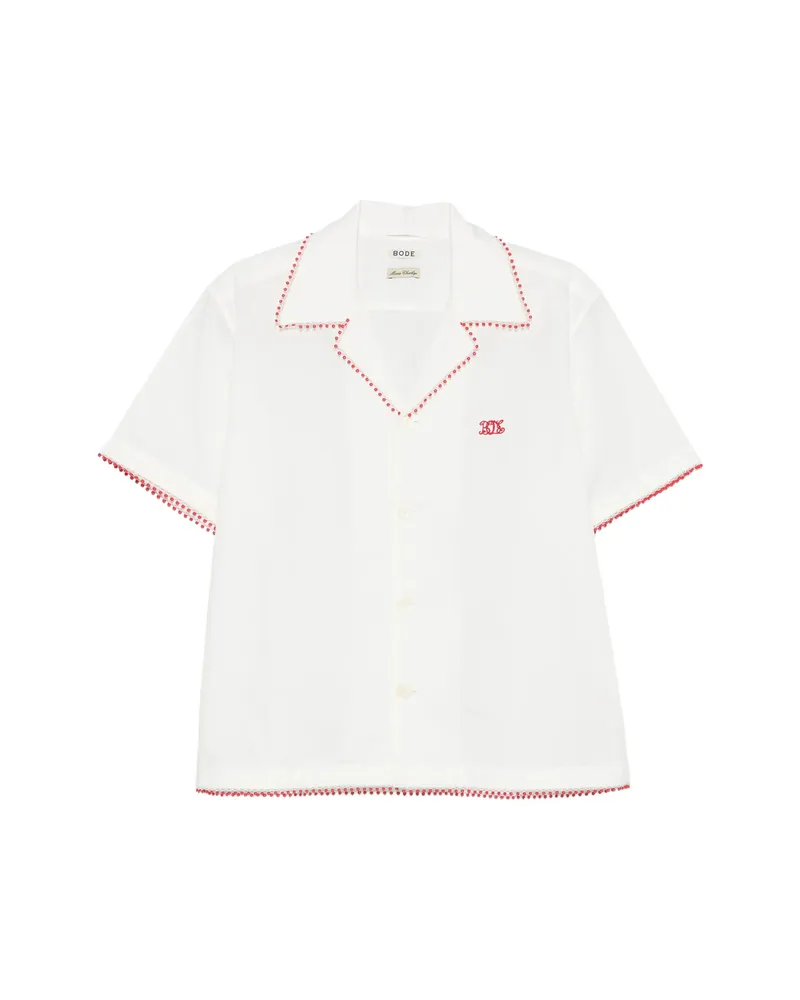 BODE Short-sleeve Shirt White