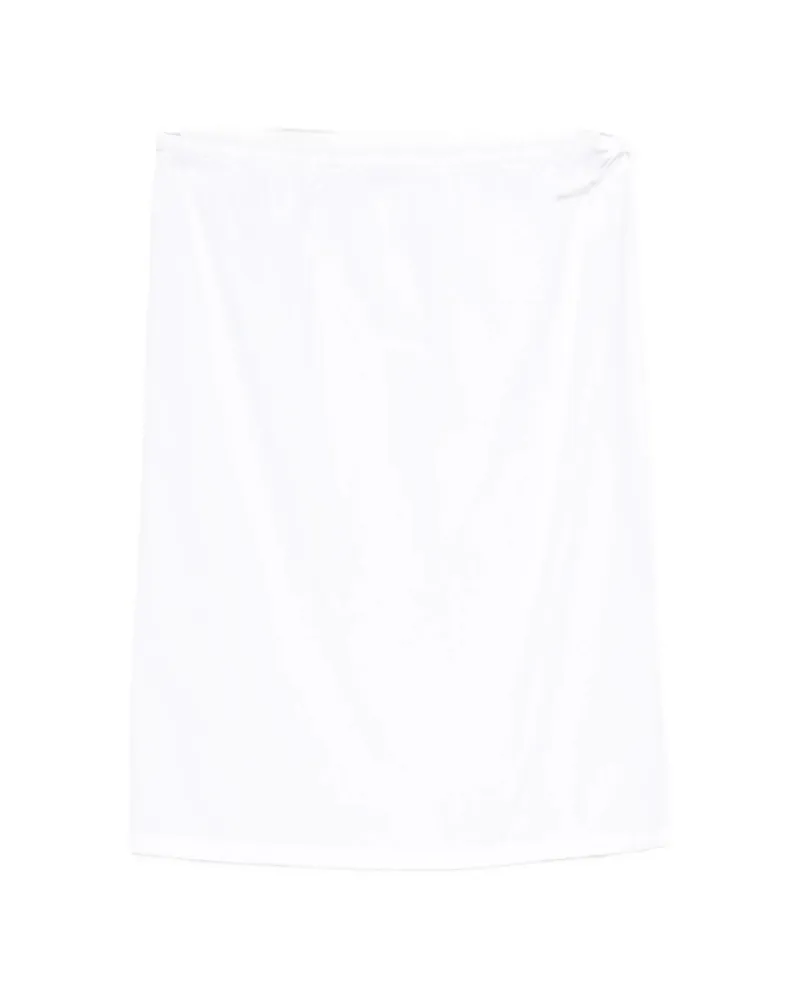Prada Drawstring-fastening Skirt White