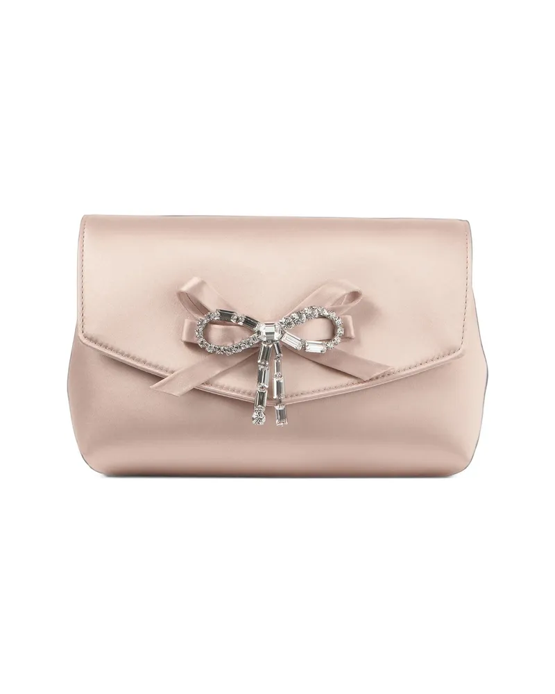 Jimmy Choo Soft Bow Mini Bag Neutrals