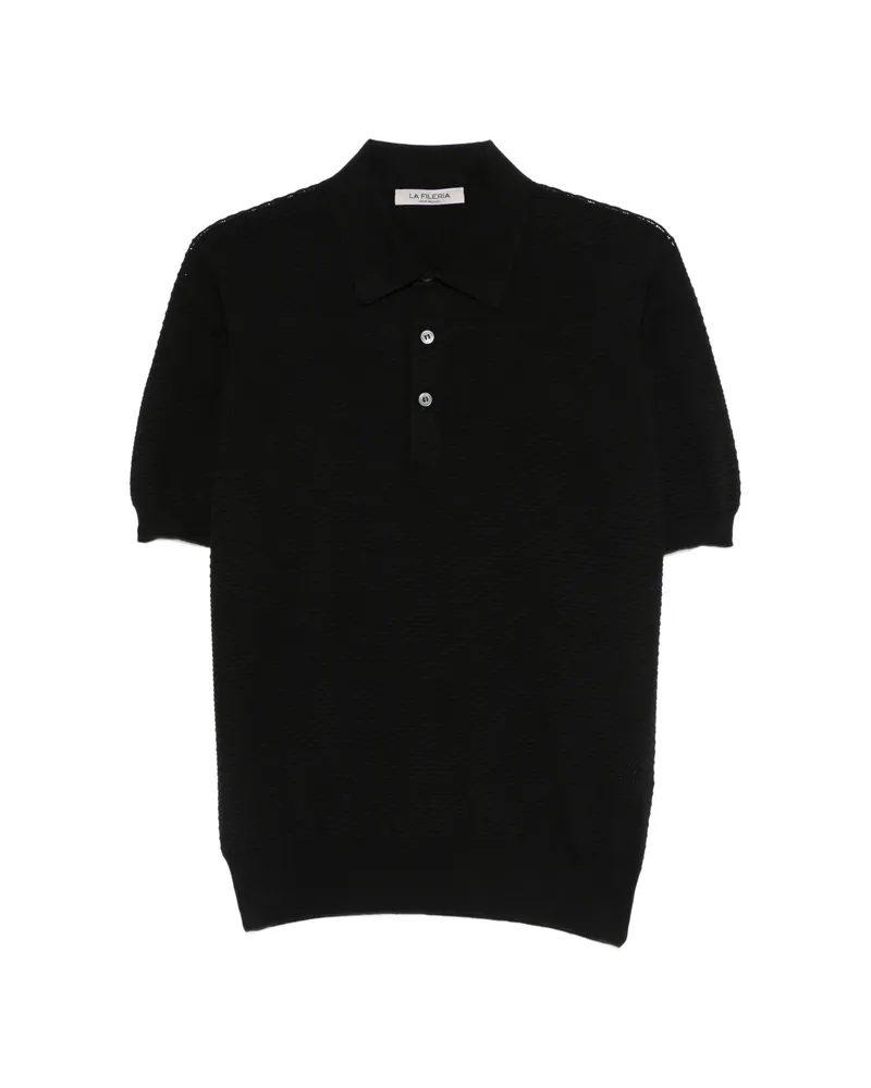 La Fileria Short-sleeve Polo Shirt Black