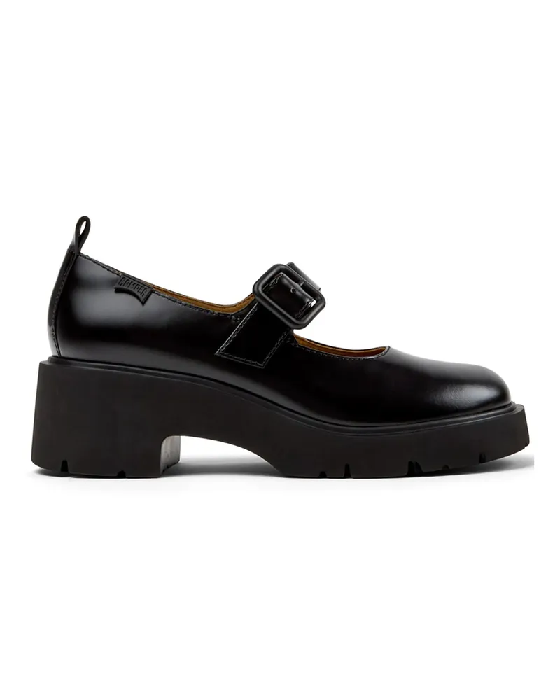 Camper Milah 50mm Leather Loafers Black