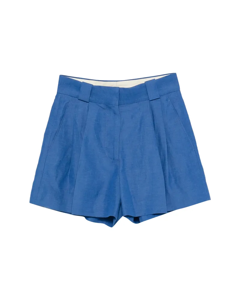 Blazé Milano Pleated Shorts Blue