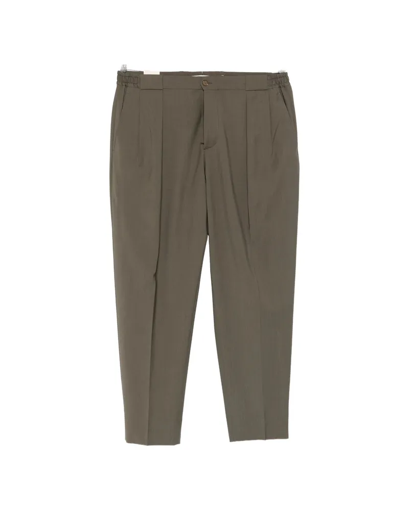 Briglia 1949 Portobellos Pleated Trousers Green