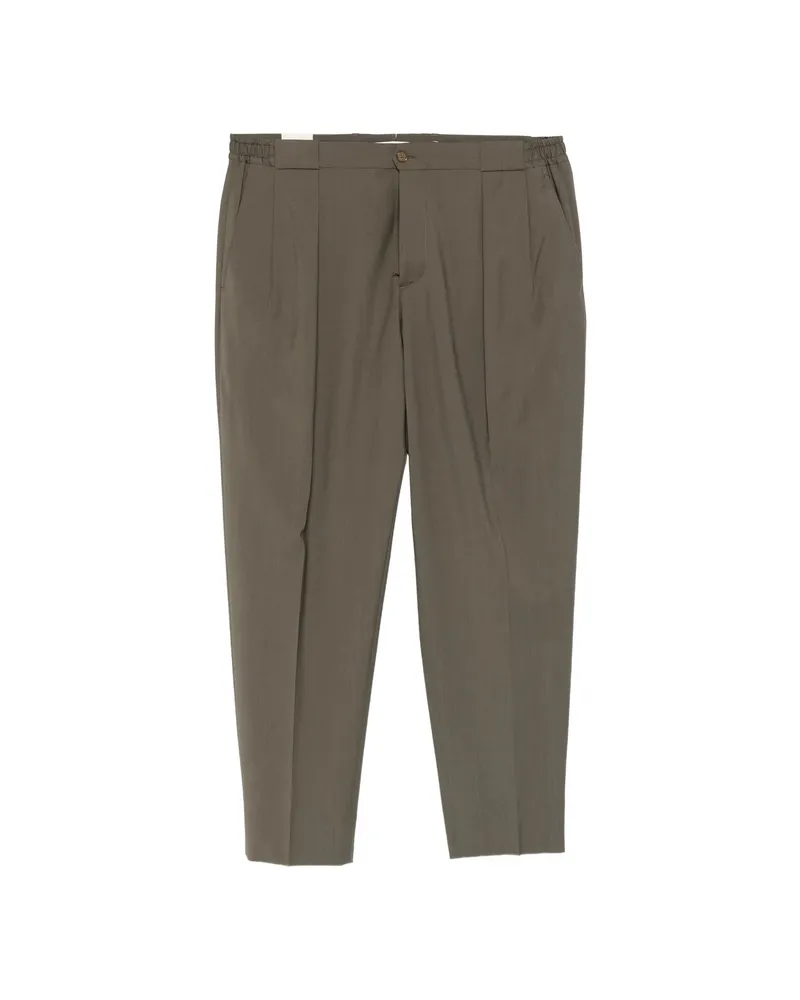Briglia 1949 Portobellos Pleated Trousers Green