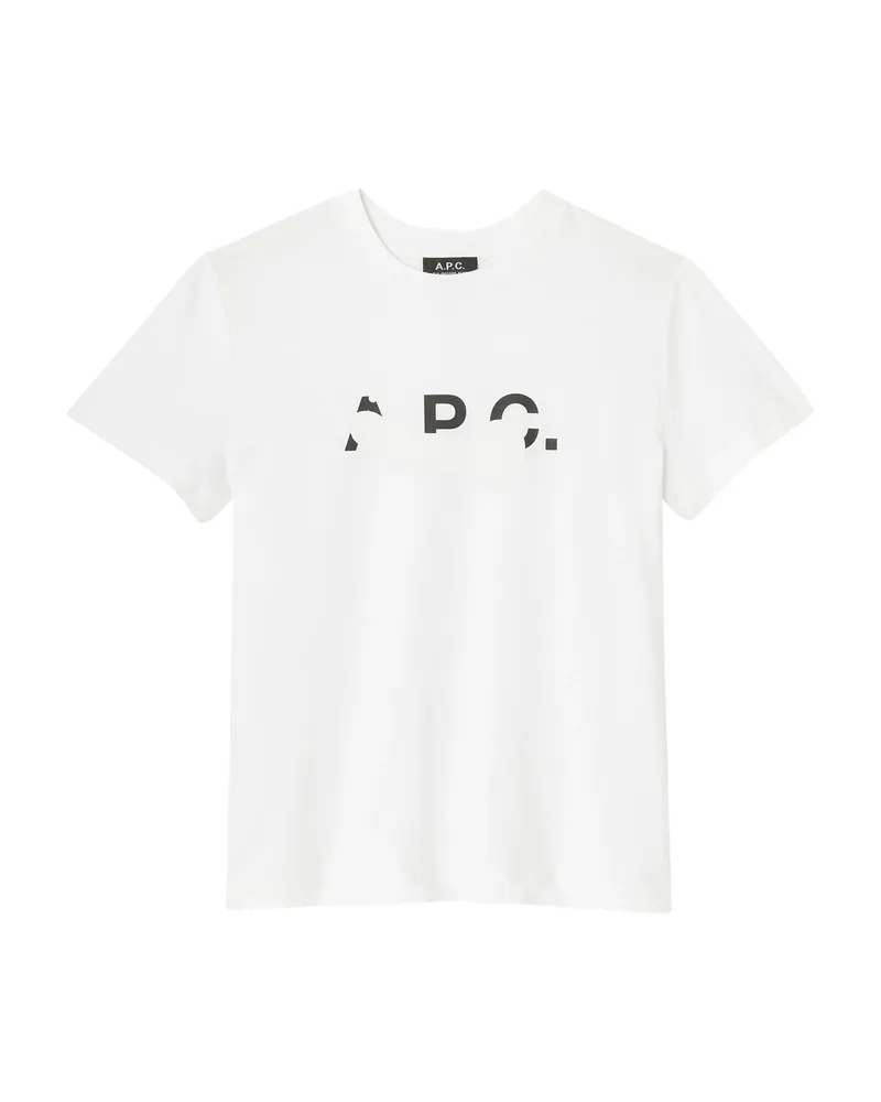 A.P.C. A. p.c. Logo-print T-shirt White