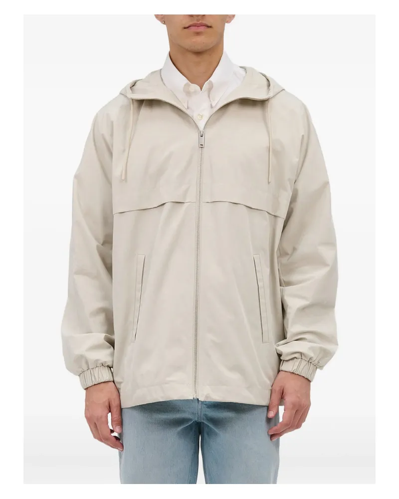 A.P.C. A. p.c. Hooded Zip-up Jacket Neutrals