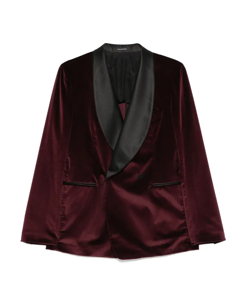 Tagliatore Double-breasted Blazer Red