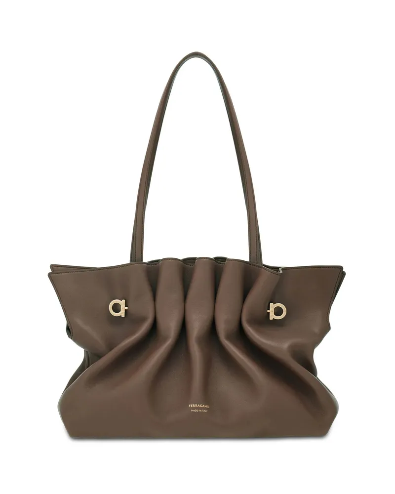 Ferragamo Ferragamo Soft-bag M Grey