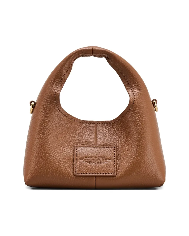 Marc Jacobs The Sack Micro Leather Top-handle Tote Bag Brown